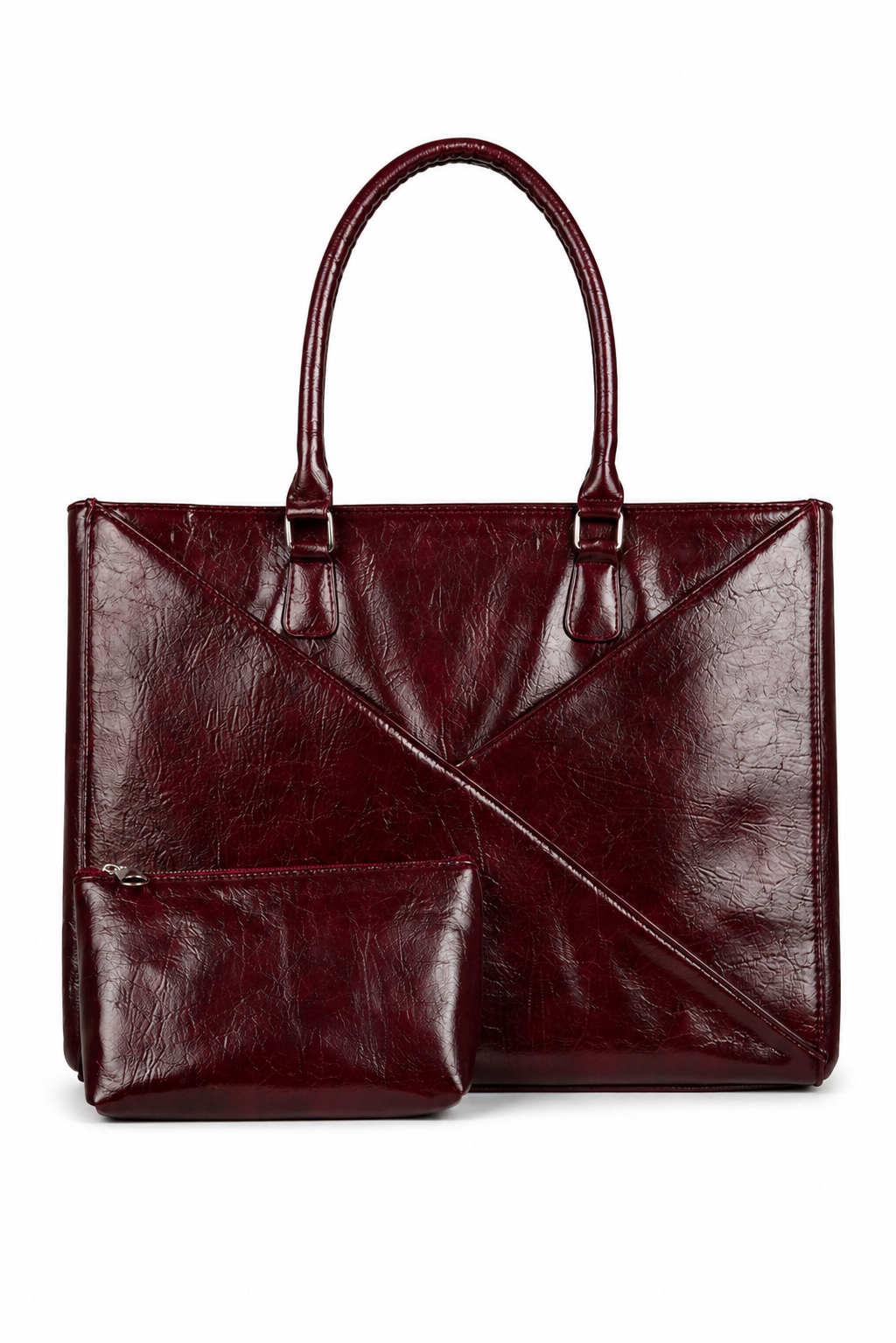 The Voyen Work Bag - Burgundy