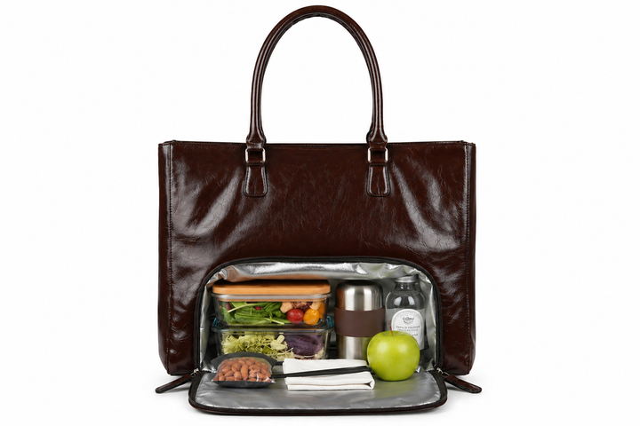 The Voyen Work Bag - Brown